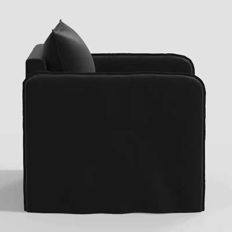 Berea Slouchy Lounge Chair with French Seams - Threshold