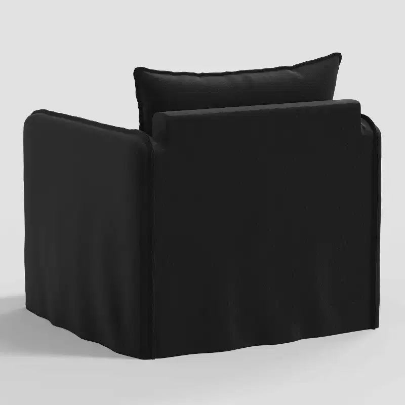 Berea Slouchy Lounge Chair with French Seams - Threshold