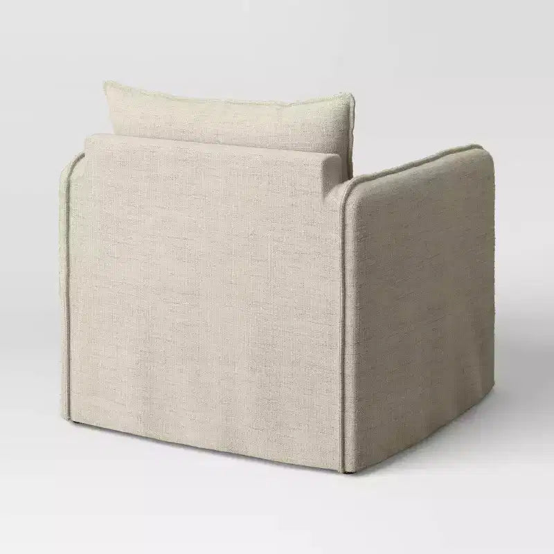 Berea Slouchy Lounge Chair with French Seams - Threshold