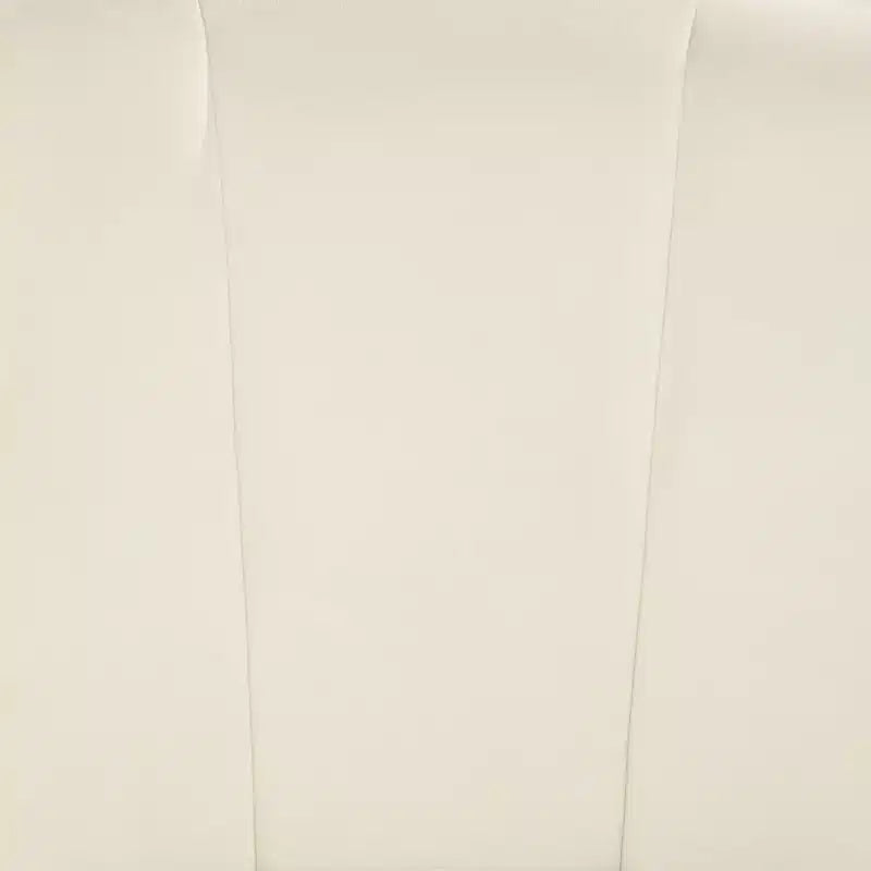 Fauteuil d'appoint capitonné en velours blanc et or Leighton 55 Downing Street