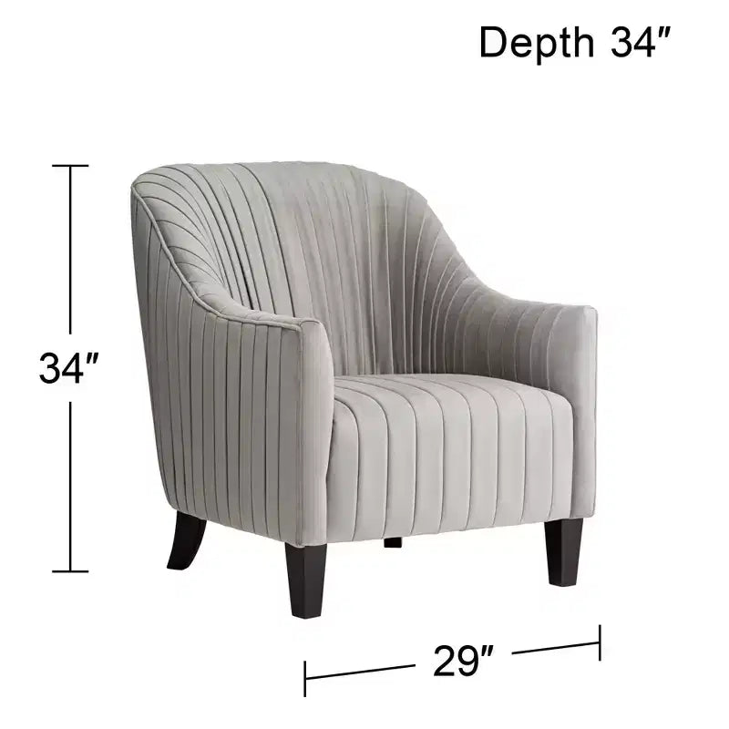 Fauteuil d'appoint plissé Liam Gray 55 Downing Street