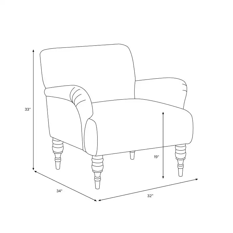 Skyline Furniture Ezra Accent Chair in Patterns
