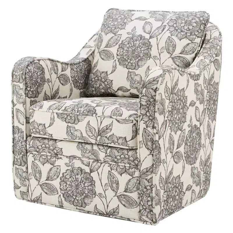 Mitchell Wide Seat Swivel Armchair - Madison Park