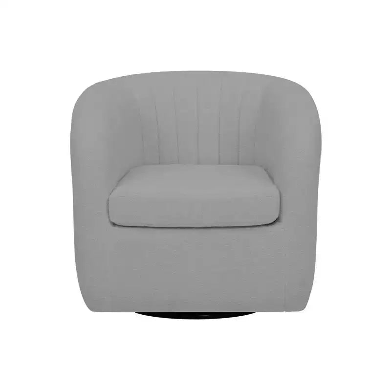 Fauteuil pivotant Monroe en fausse fourrure 28,75 po - Teamson Home