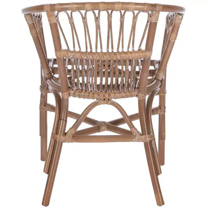 Fauteuil d'appoint en rotin Adriana - ACH6505 - Lot de 2 - Safavieh