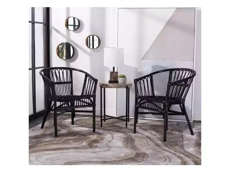 Fauteuil d'appoint en rotin Adriana - ACH6505 - Lot de 2 - Safavieh
