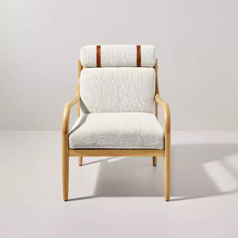 Boucle Upholstered Wood Accent Arm Chair - Hearth & Hand with Magnolia