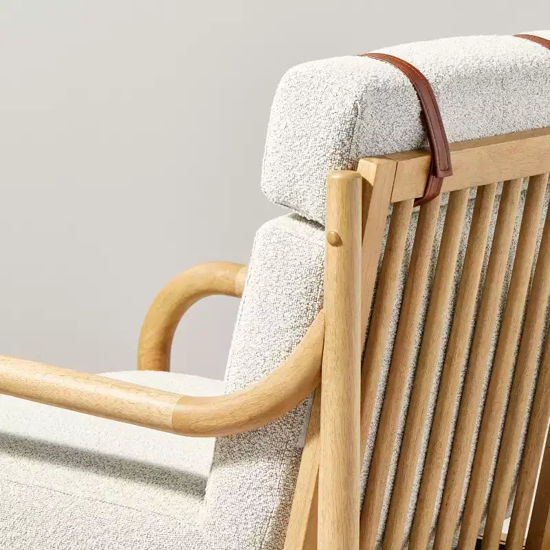 Boucle Upholstered Wood Accent Arm Chair - Hearth & Hand with Magnolia