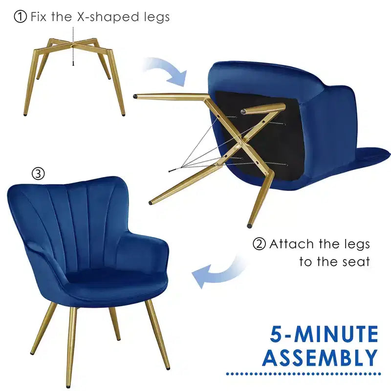 Yaheetech Fauteuil d'appoint Fauteuil moderne pour salon