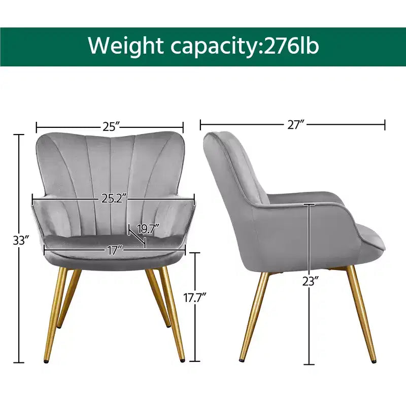 Yaheetech Fauteuil d'appoint Fauteuil moderne pour salon