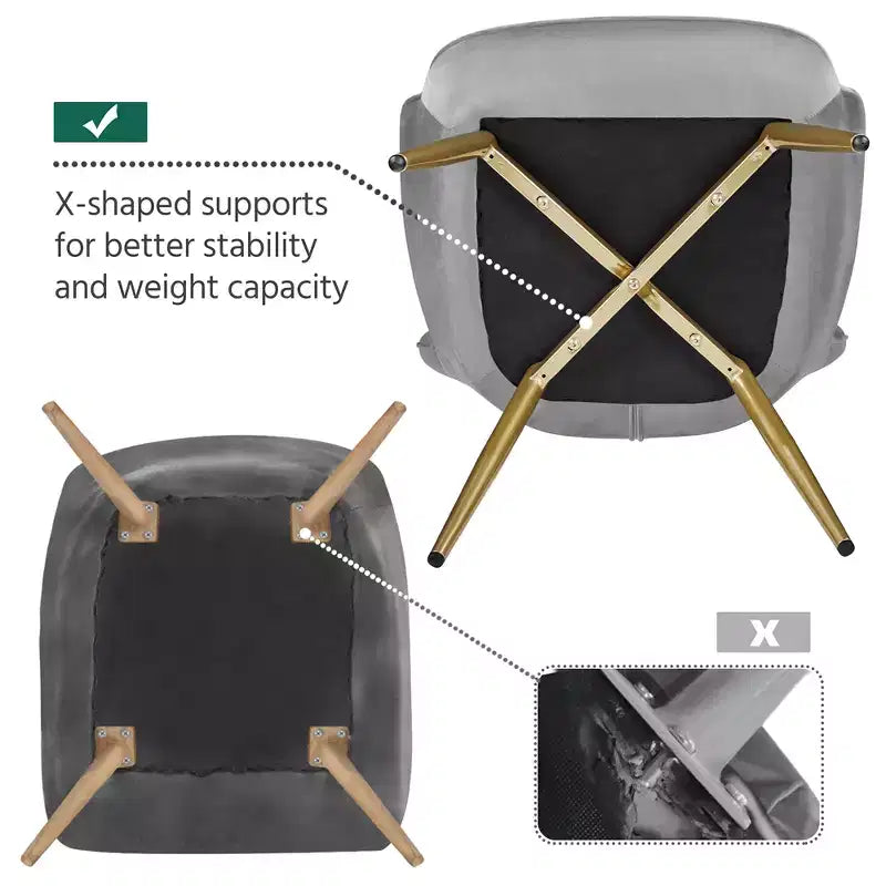 Yaheetech Fauteuil d'appoint Fauteuil moderne pour salon