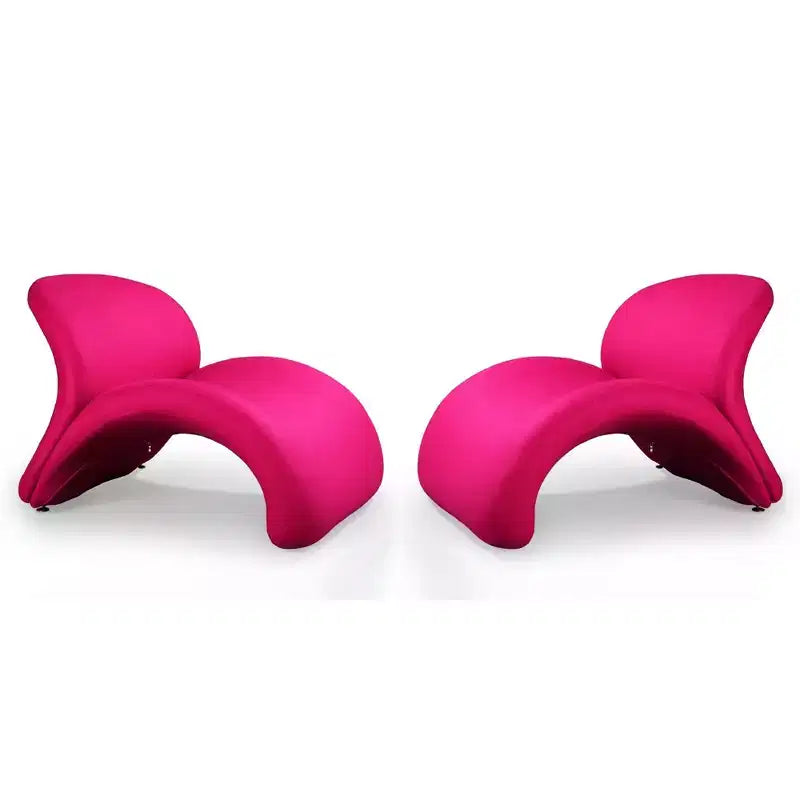 Lot de 2 fauteuils d'appoint en mélange de laine Rosebud - Manhattan Comfort