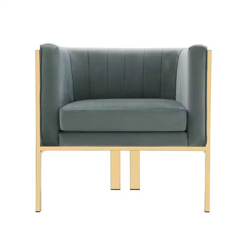 Lot de 2 fauteuils d'appoint en velours Paramount - Manhattan Comfort