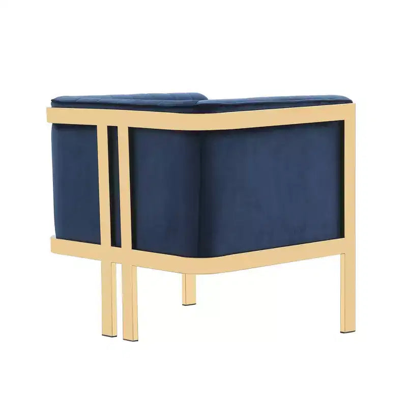 Lot de 2 fauteuils d'appoint en velours Paramount - Manhattan Comfort