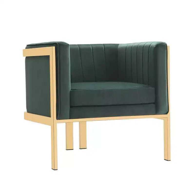 Lot de 2 fauteuils d'appoint en velours Paramount - Manhattan Comfort