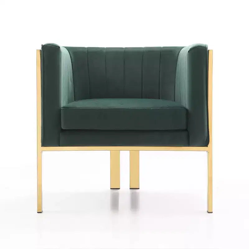 Lot de 2 fauteuils d'appoint en velours Paramount - Manhattan Comfort
