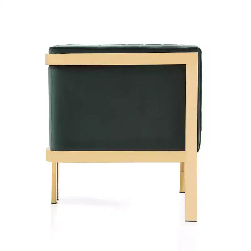 Lot de 2 fauteuils d'appoint en velours Paramount - Manhattan Comfort