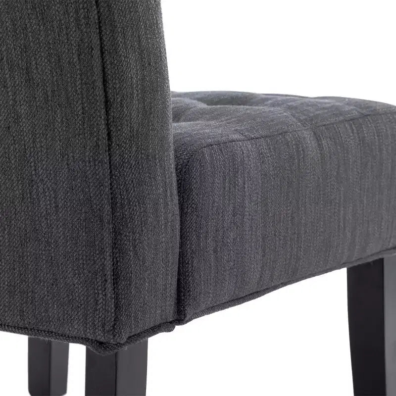 Set of 2 Lewis Contemporary Fabric Tufted Slipper Chairs - Christopher Knight Home