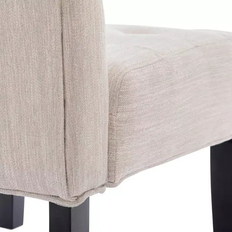Set of 2 Lewis Contemporary Fabric Tufted Slipper Chairs - Christopher Knight Home