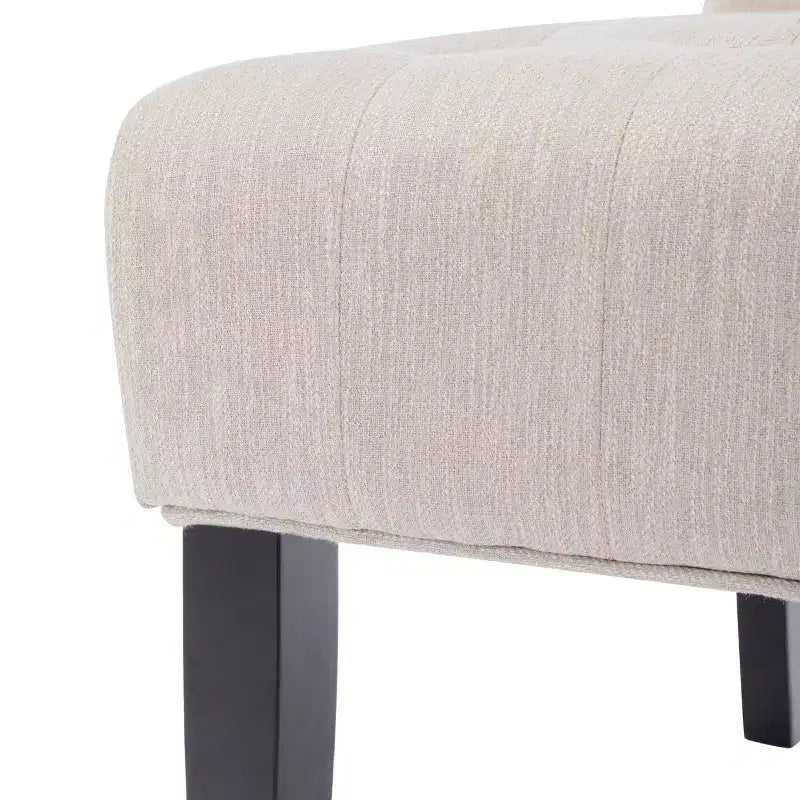 Set of 2 Lewis Contemporary Fabric Tufted Slipper Chairs - Christopher Knight Home