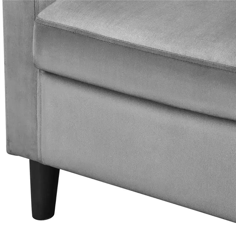 Yaheetech Upholstered Barrel Chair Accent Arm Chair