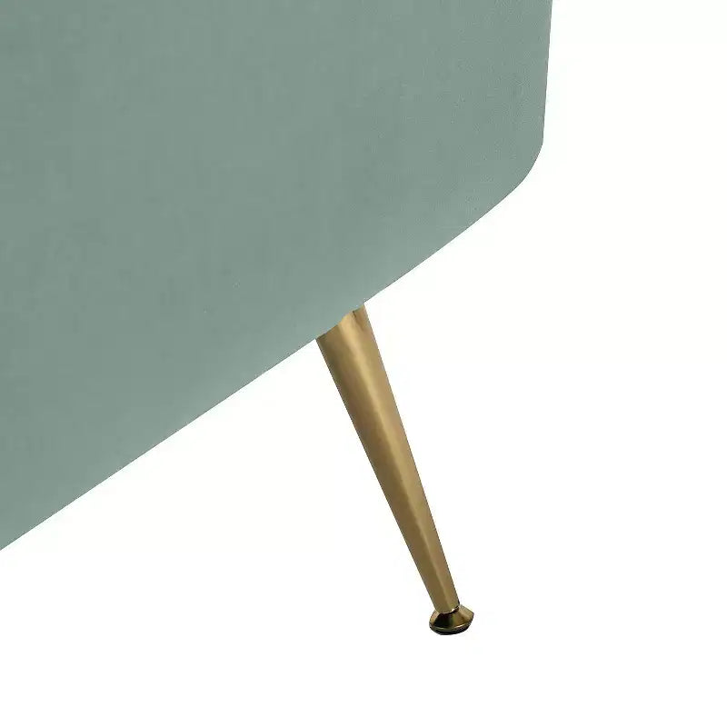 Set of 2 Jonat Contemporary Velvet Wooden Upholstered Armchair with Metal Legs for Bedroom and Living Room| ART OF LIVING DESIGNS