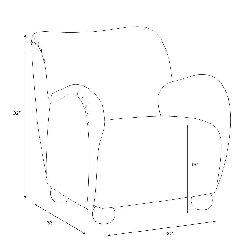 Rumi Armchair in Linen - Threshold