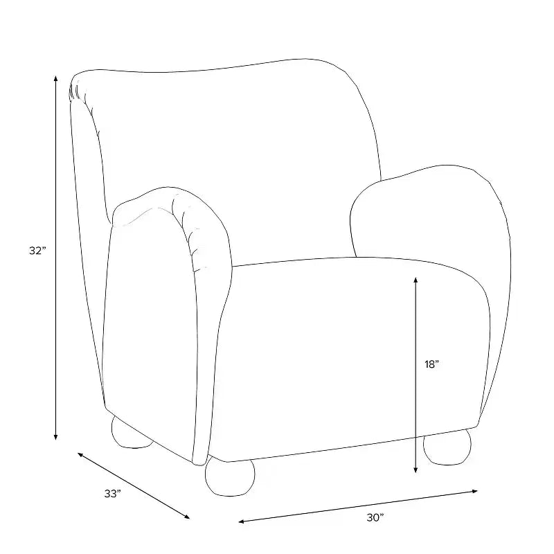 Rumi Armchair in Linen - Threshold