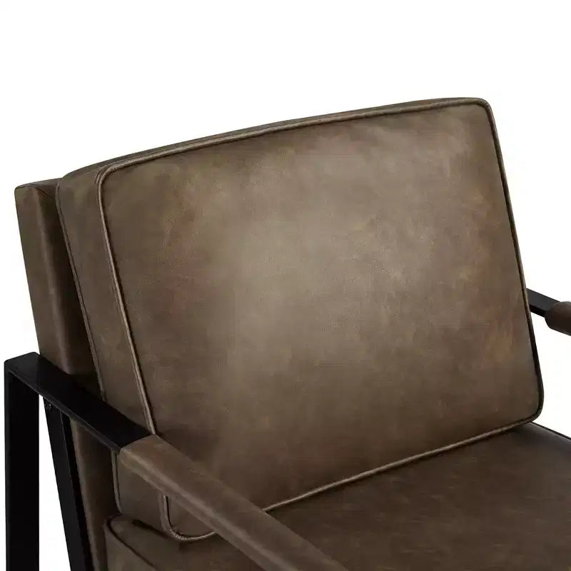 Fauteuil d'appoint rétro rembourré Yaheetech