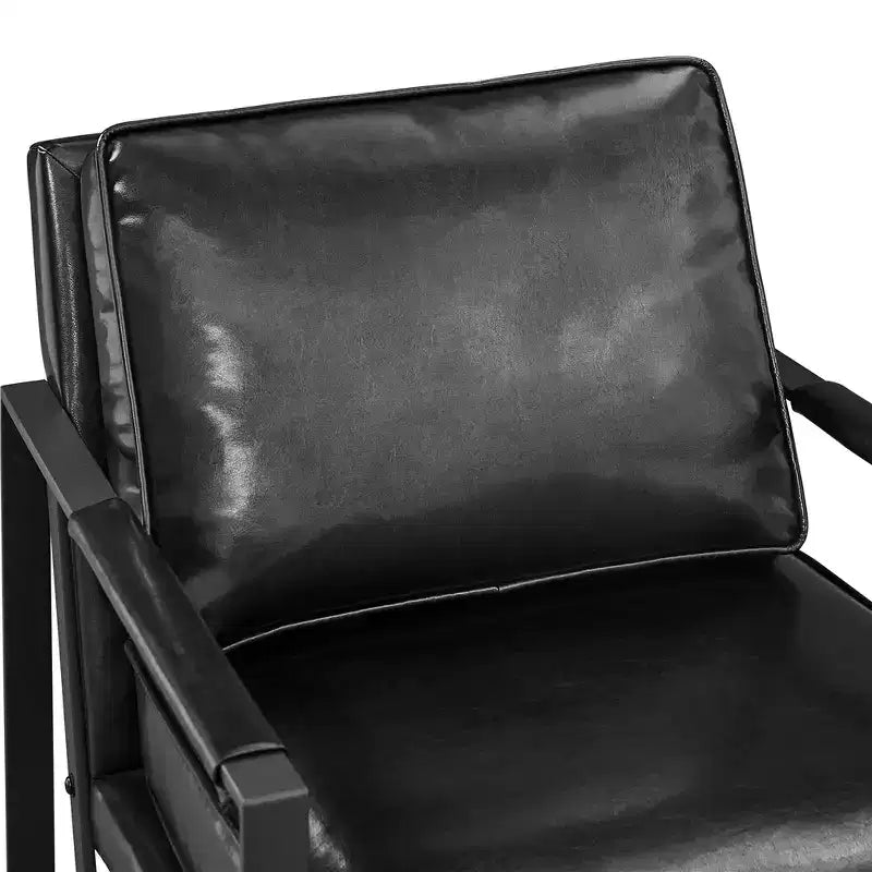 Fauteuil d'appoint rétro rembourré Yaheetech
