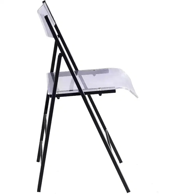 InterSpaceLiving Kasper Flex Chaises pliantes de luxe modernes en acrylique Lucite PK