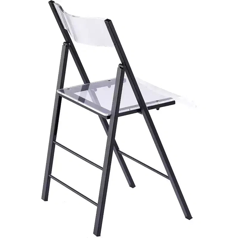 InterSpaceLiving Kasper Flex Chaises pliantes de luxe modernes en acrylique Lucite PK