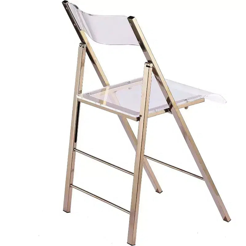 InterSpaceLiving Kasper Flex Chaises pliantes de luxe modernes en acrylique Lucite PK