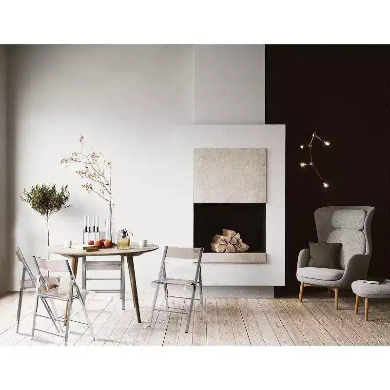InterSpaceLiving Kasper Flex Chaises pliantes de luxe modernes en acrylique Lucite PK