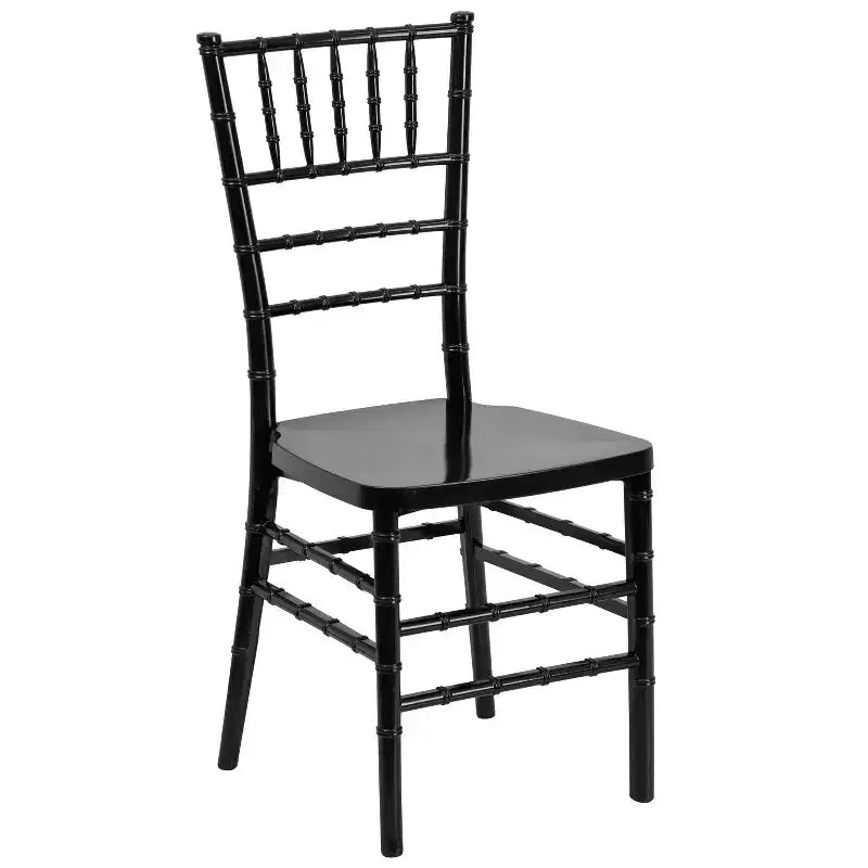Emma and Oliver 2 Pack PREMIUM Resin Stacking Chiavari Chair
