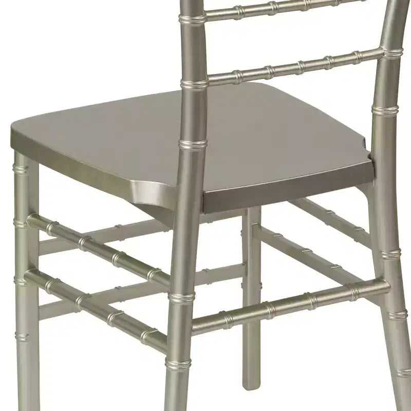 Emma and Oliver 2 Pack PREMIUM Resin Stacking Chiavari Chair