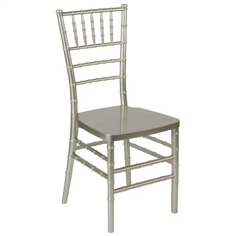 Emma and Oliver 2 Pack PREMIUM Resin Stacking Chiavari Chair