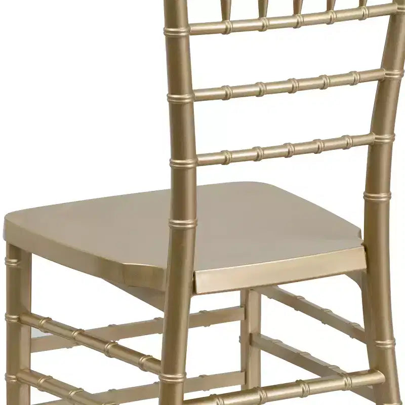 Emma and Oliver 2 Pack PREMIUM Resin Stacking Chiavari Chair