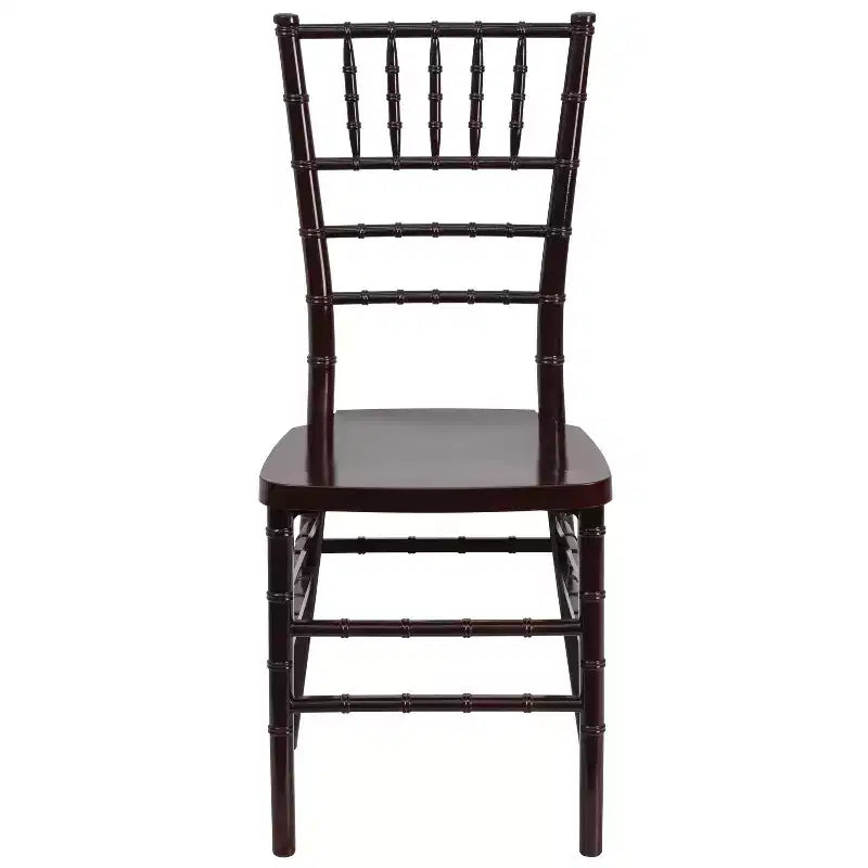 Emma and Oliver 2 Pack PREMIUM Resin Stacking Chiavari Chair