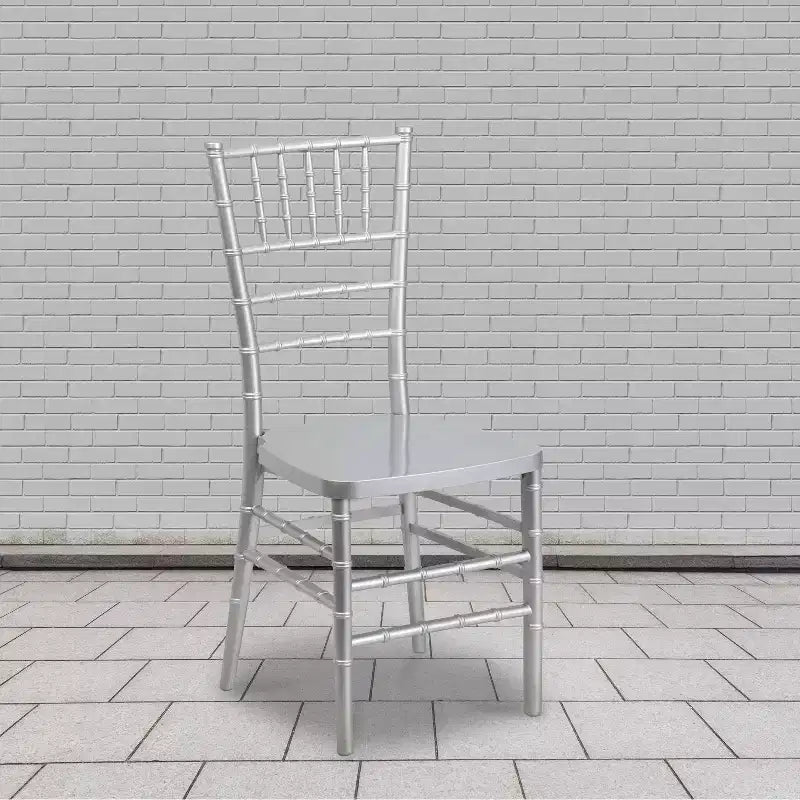 Emma and Oliver 2 Pack PREMIUM Resin Stacking Chiavari Chair