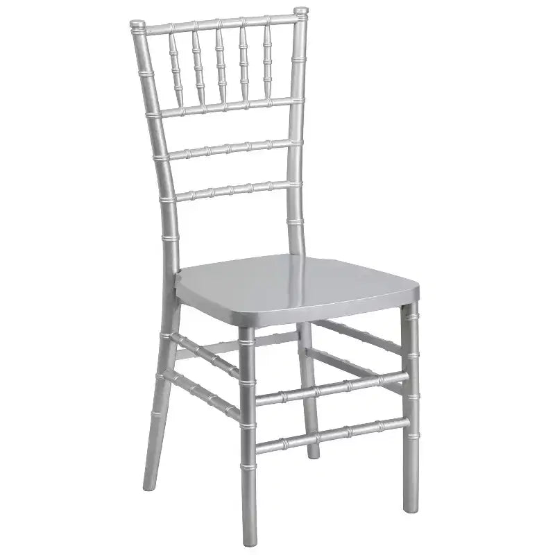 Emma and Oliver 2 Pack PREMIUM Resin Stacking Chiavari Chair