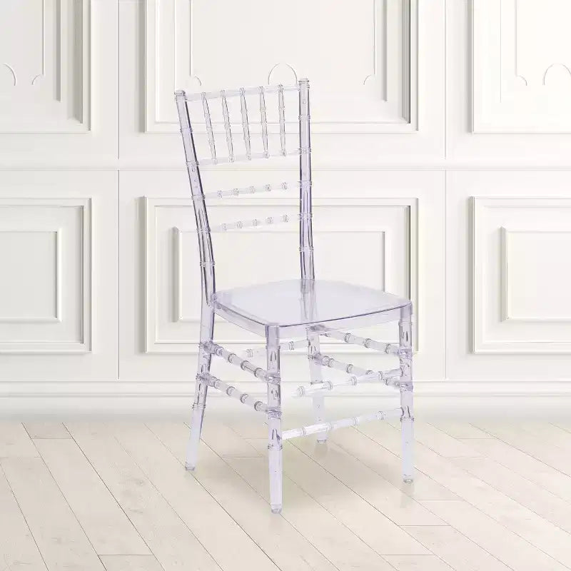 Chaise Fantôme Empilable Emma et Oliver (Lot de 2)