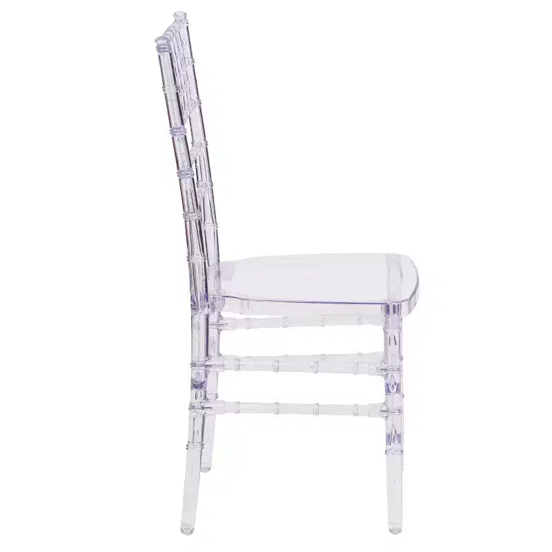 Chaise Fantôme Empilable Emma et Oliver (Lot de 2)