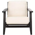 Nico Mid Century Accent Chair - ACH4501 - Bone/Black - Safavieh