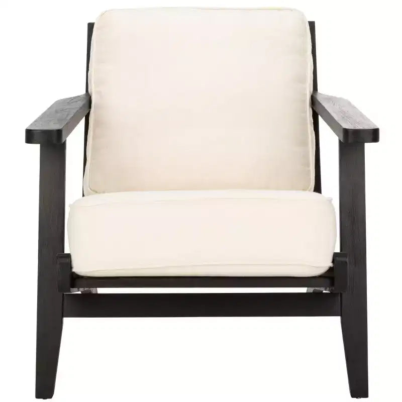 Nico Mid Century Accent Chair - ACH4501 - Bone/Black - Safavieh