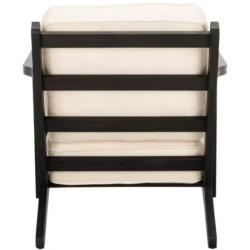 Nico Mid Century Accent Chair - ACH4501 - Bone/Black - Safavieh