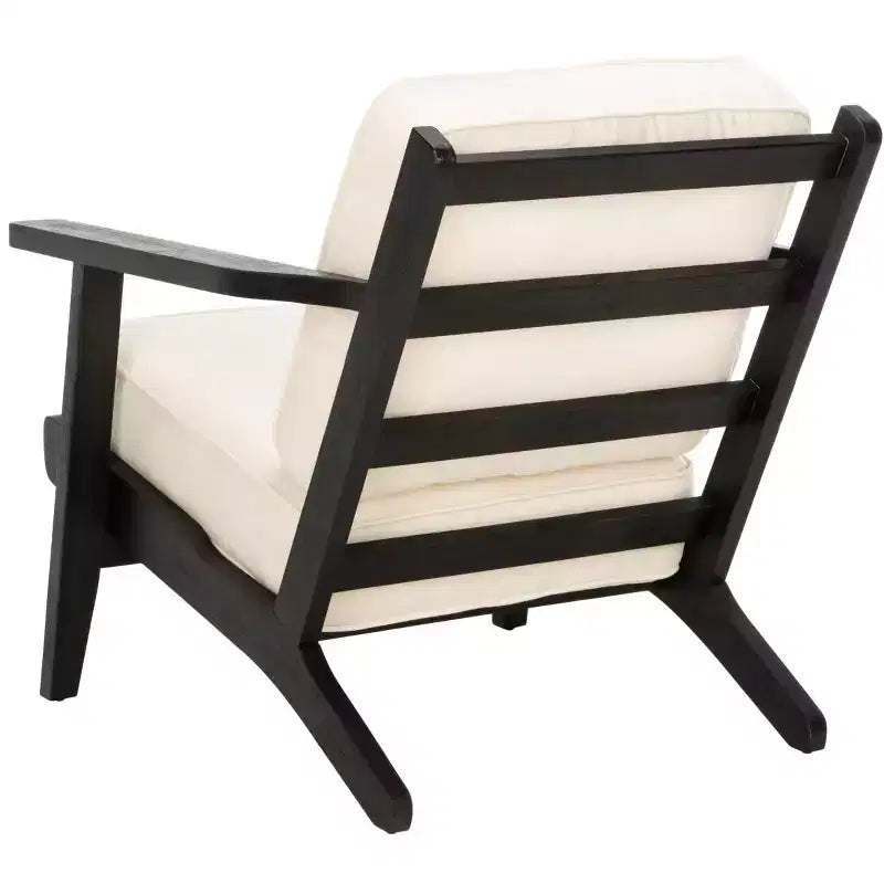 Nico Mid Century Accent Chair - ACH4501 - Bone/Black - Safavieh