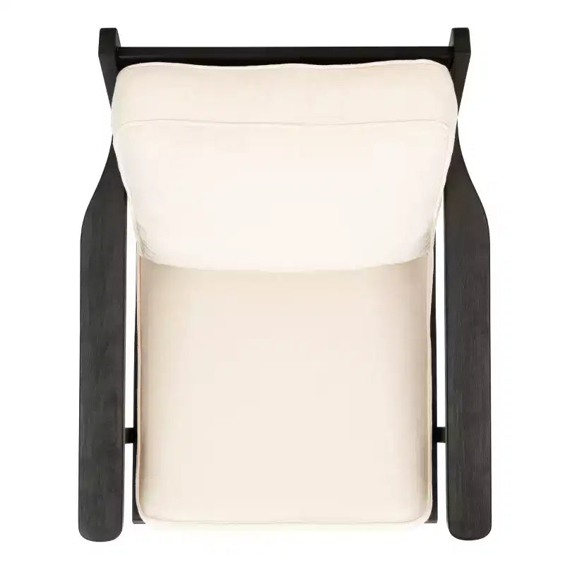 Nico Mid Century Accent Chair - ACH4501 - Bone/Black - Safavieh