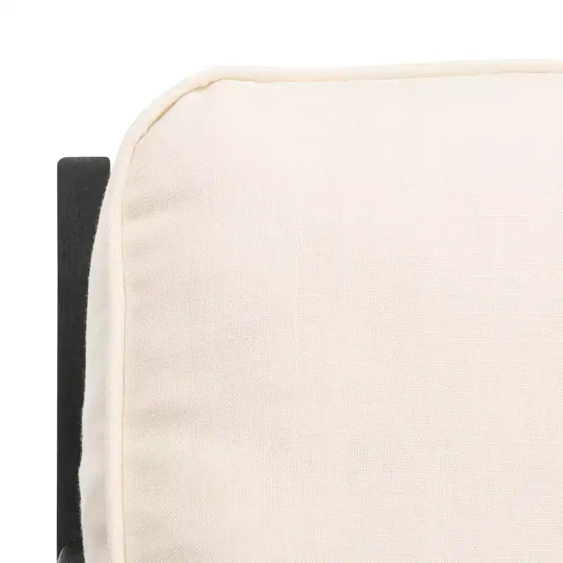 Nico Mid Century Accent Chair - ACH4501 - Bone/Black - Safavieh