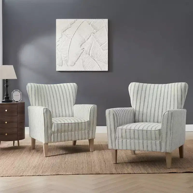 Lot de 2 fauteuils Rachel avec accoudoirs spéciaux | ART OF LIVING DESIGNS